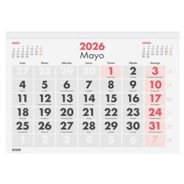 Dohe Calendario Sobremesa Faldilla 30x21 cm Números Grandes 2026 Mes a la Vista Planning Anual Precio: 2.50000036. SKU: B1AMWJMSBG