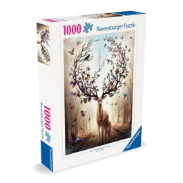 Ravensburger Puzzle Fantasy Deer 12000459, 1000 Piezas, Adultos y Niños a partir de 14 años, Alta Calidad