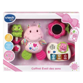 VTECH BABY Caja Nacimiento Despertar de los Sentidos - Rosa 0-36 Meses