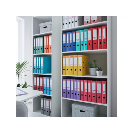 Esselte N 1 Archivador de Palanca Din A4 Lomo 75 mm Carton Forrado Rojo