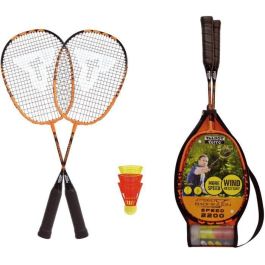 Schildkröt Speed 2200 Juego de Bádminton completo para Principiantes y Ocio - Incluye 2 Raquetas de Aluminio Ligeras y 3 Volantes Precio: 38.95000043. SKU: B1ACSWEMHM