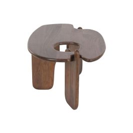 DKD Home Decor Mesa Centro Urban Organdic Marrón de Madera de Mango 90x60x45cm Desmontable