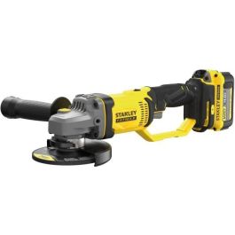 STANLEY FATMAX V20 SFMCG400M1K-QW Amoladora Inalámbrica 125mm 18V Litio con 1 Batería 4Ah 8000rpm para Metal STANLEY FATMAX V20 SFMCG400M1K-QW Amoladora Inalámbrica 125mm 18V Litio con 1 Batería 4Ah 8000rpm para Metal