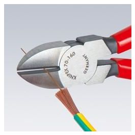 Knipex Alicates de corte lateral negros