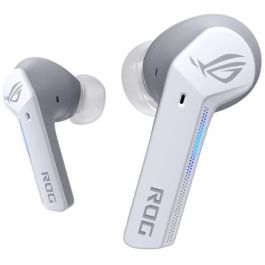 ASUS ROG Cetra True Wireless Auriculares Gaming In-Ear con Cancelación Activa de Ruido (ANC), Sonido Virtual 7.1, Blanco