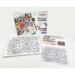 Alpino Set de Pintura por Números Color Experience Completo con Lienzo 40x30 cm, 21 Pinturas Acrílicas 3ml y 3 Pinceles