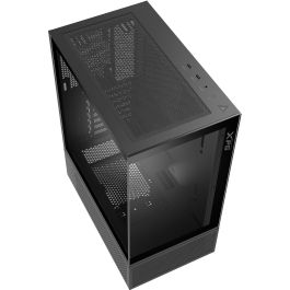 XPG Invader X Mini Midi Tower PC Caja Negro ATX 5 Ventiladores ARGB Ventana Lateral Compacta con Vista Panorámica