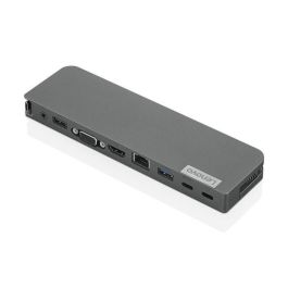 Lenovo Mini Estación de Acoplamiento USB-C - Salidas HDMI/VGA, RJ-45 (Red), 2x USB-A, Audio 3.5mm - Compatible con 4K y HD