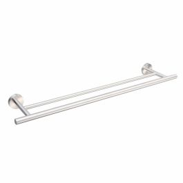 DKD Home Decor Toallero Básico Inox Plateado para Pared. 70 cm de Ancho, 13.5 cm de Fondo, 5.3 cm de Alto. Precio: 15.49999957. SKU: S3040959