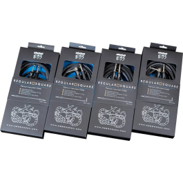 EBS Cable de Instrumento Regular Square 1/4" (6.35mm) Jack a Jack con Conectores WaveGrip Chapados en Oro 3.8m y 6.8m