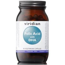 VIRIDIAN Ácido Fólico 400ug con DHA 10mg, 90 Cápsulas Veganas - Crecimiento Materno y Reducción Fatiga Precio: 22.4999995. SKU: B1BNXSE99W
