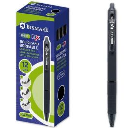 Bismark bolígrafo retráctil b-110 tinta borrable c/clip caja 12 ud negro Precio: 11.94999993. SKU: B1CDPZC4BZ