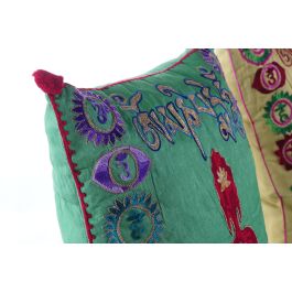 Cojin Indio DKD Home Decor Multicolor 10 x 40 x 40 cm (4 Unidades) Cojin Indio DKD Home Decor Multicolor 10 x 40 x 40 cm (4 Unidades)