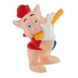 Bullyland Figura Cerdito con Flauta 5 cm, Edad Recomendada 3+ Años