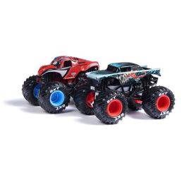 Spin Master SPI1728686262276 Pack de 2 Vehículos de Fundición a Presión 1:64 - Marvel Monster Jam - Juguete para Niños de 3 Años+