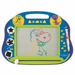 Lexibook - Pizarra Mágica Dinosaurios - Formato A5 - Accesorios magnéticos - Lápiz y sellos - A partir de 3 años