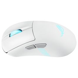 Asus ROG Keris II Origin WHT Ratón Gaming Mano Derecha RF Wireless + Bluetooth + USB Óptico 42000 DPI Blanco 90MP04A0-BMUA10