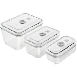 Zwilling Fresh&Save Set 3 Cajas de Vacío Rectangulares de Vidrio con Tapa Gris/Transparente - Apto Horno y Lavavajillas Precio: 64.6900001. SKU: B1FWD3M677