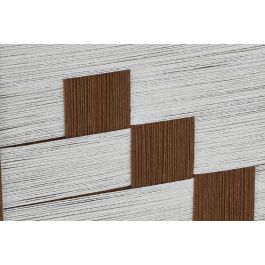 DKD Home Decor Cuadro 3 x 50 x 50 cm Beige Blanco (2 Unidades)