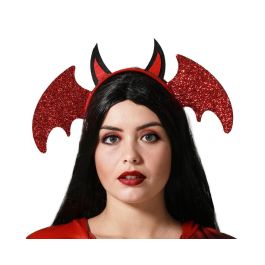 Diadema Roja Con Alas De Diabla Y Brillos Para Halloween Y Carnaval Precio: 1.49999949. SKU: B1B2F6R3PF