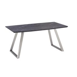 Mesa Comedor Moderno DKD Home Decor Negro 90 x 76 x 160 cm Precio: 205.50000031. SKU: S3033538