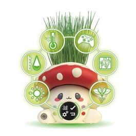 Mascota digital garden keepers fungipot ¡cuida tu planta y la verás crecer de verdad! con 7 juegos y 3 niveles