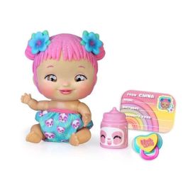 Muñeco wandi-doo asian 20 cm ¡habla mediante el lenguaje universal de los bebes! incluye biberón y chupete