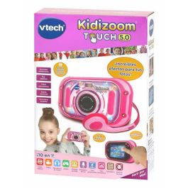 Cámara de fotos digital kidizoom touch rosa 5 megapíxeles con pantalla táctil de 3,5" y 10 funciones. 8,6x15x3,1 cm