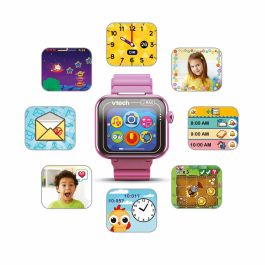 Reloj interactivo kidizoom smartwatch max color rosa pantalla tactil.fotos,selfies,videos,grabadora,juegos.. 256 mb.