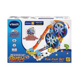 Set de Canicas Vtech Marble Rush - Expansion Kit Electronic - Fun Fair Set Circuito 26 Piezas Pista con Rampas + 4 Años