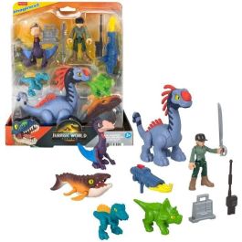 Imaginext Jfr25 Pack Figuras Dinosaurios Jurassic World: El Renacer, 6 Figuras Acción, 1 Humano, 5 Dinosaurios, Lanzador Proyectil, +3 Años Precio: 20.9500005. SKU: B15NAK2CAM