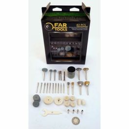 FARTOOLS Set 43 accesorios para mini molinillo para vidrio y porcelana