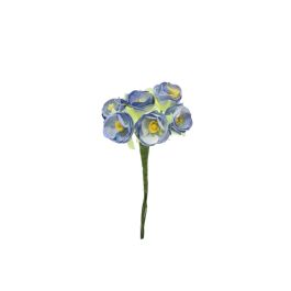 Bolsa de 12 Mini Flores Pomos Flor Papel Mini x 6 Flores Azul Precio: 5.94999955. SKU: B1C2CTZAYN