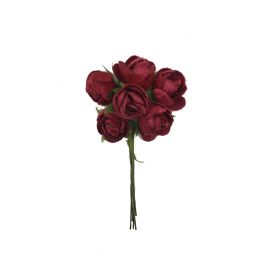 Mini Flor Bolsa de 10 Pomos x 6 Flores Terciopelo Rojo Precio: 5.94999955. SKU: B16EQ2TX79