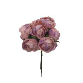 Mini Flor Bolsa de 10 Pomos x 6 Flores Terciopelo Rosa Precio: 7.95000008. SKU: B1AGB3HE27