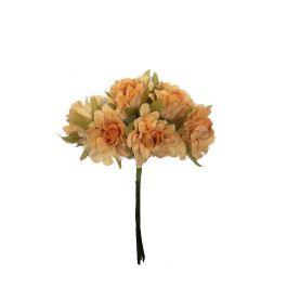 Mini Flor Bolsa de 10 Pomos x 6 Flores Tela Naranja Precio: 5.94999955. SKU: B1GC35797X