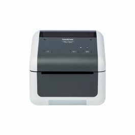 Impresora de Etiquetas y Tickets Brother TD-4420DN/ Térmica Directa/ Ancho etiqueta 118mm/ USB-RS-232C/ Blanca y Negra