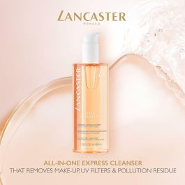Lancaster SKIN ESSENTIALS Limpiador Expres Refrescante Desmaquillante Facial y Ojos, Elimina Impurezas, Tonifica Piel Sensible y Todo Tipo de Piel 400 ml