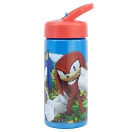 Botella de plástico con asa para llevar sonic 410 ml.