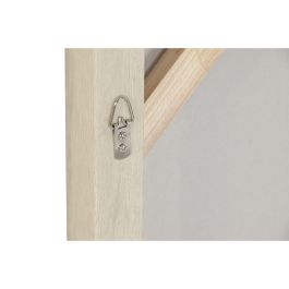 DKD Home Decor Cuadro Cottage Lienzo Ps Blanco Beige 62.5 x 62.5 cm (2 Unidades) Decoración Pared