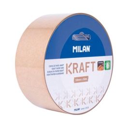 Milan Cinta adhesiva rollo 50mm x 50m papel kraft Precio: 4.94999989. SKU: B1494RR8AT
