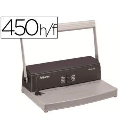 Encuadernadora Para Espiral Metalica Fellowes Esp 50 Perfora 12 Hojas Tamaño A4 Encuaderna Hasta 450 Hojas