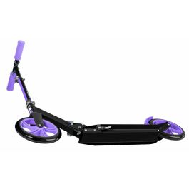 UNIVERSAL - Scooter plegable ajustable de 200 mm con soporte de control de patinaje de color malva