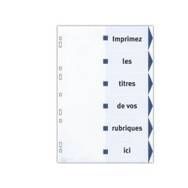 Separador Avery Cartulina Din A4 6 Pestañas Imprimibles