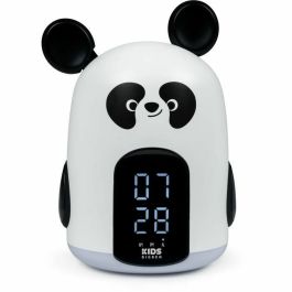 Reloj Despertador Bigben Blanco/Negro Oso Panda