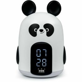 Bigben Kids Alarm Clock With Night Light With Three Black And White Panda Sounds Rkidspanda