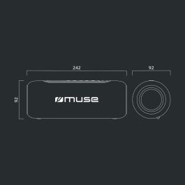 Altavoz Bluetooth Portátil Muse M780BTR 20W Azul 20 W