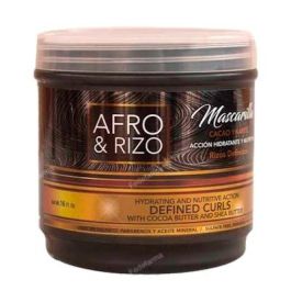 Afro & Rizo Mascarilla Capilar de Cacao y Karité 8Oz | Hidratación Profunda y Brillo para Cabello Afro y Rizado Precio: 6.50000021. SKU: B1248SWNNW