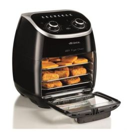 Ariete Freidora de Aire + Horno Eléctrico con Parrilla Giratoria para Freír, Asar y Hornear