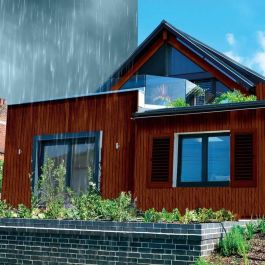 Bondex Tinte para Madera de muy alta protección con durabilidad de hasta 8 años, tono Roble Oscuro, envase de 5 Litros